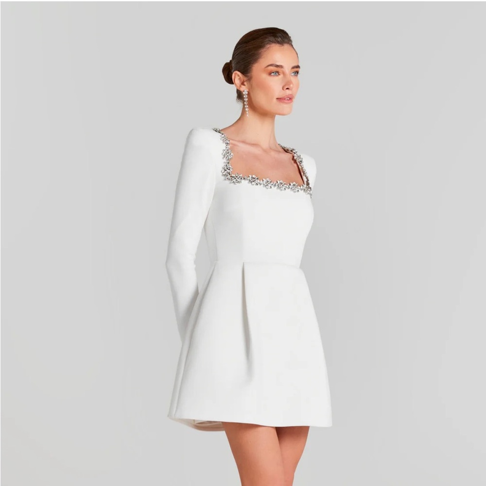 NADINE MERABI Kimberly White Dress in size small - Picture 4 of 14